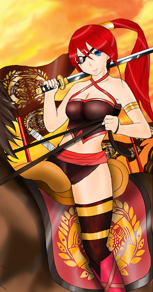 奧州之龍伊達政宗 戰舞姬 配角插畫卡牌大賽